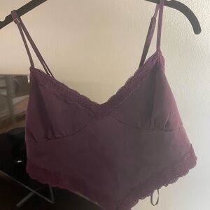 Forever 21 Purple Top with Adjustable Straps